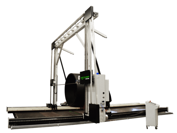 GR-BSM 1200 – 4500 – Innovatiivinen suurten putkien sahausjärjestelmä muoviputkille