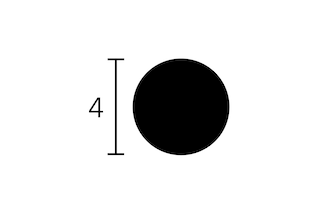 Welding Rod Profile D ø4